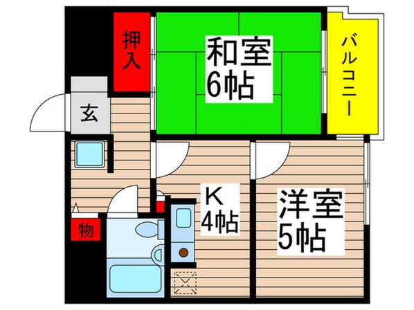 サリシャン市川の物件間取画像